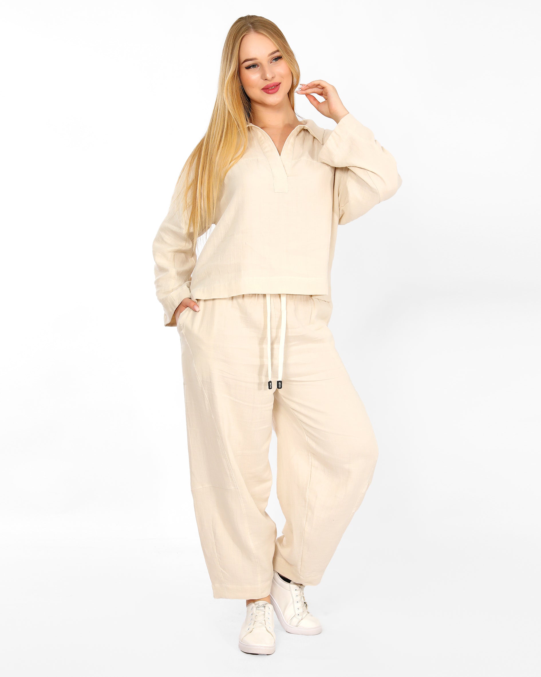 Aisha Linen Casual Set