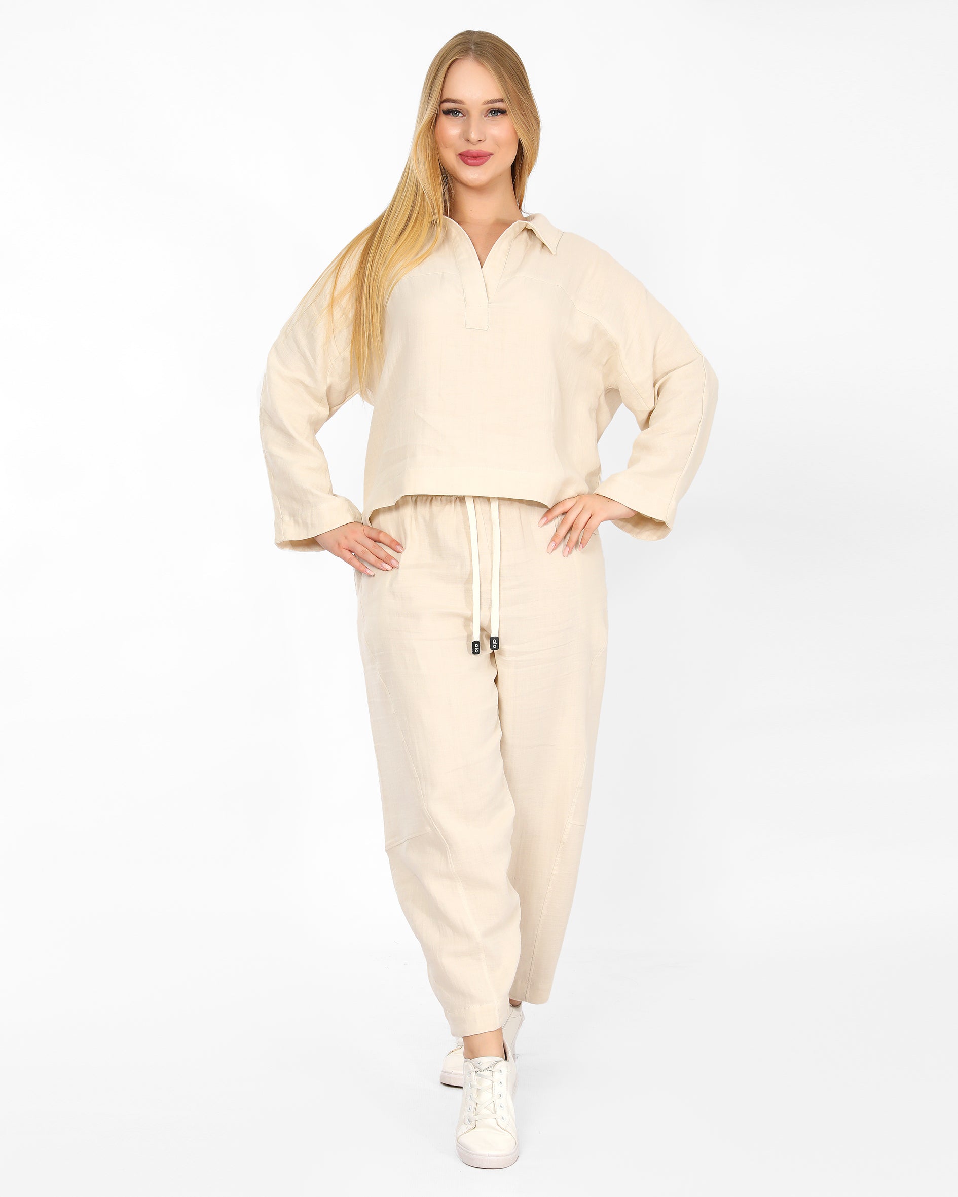 Aisha Linen Casual Set