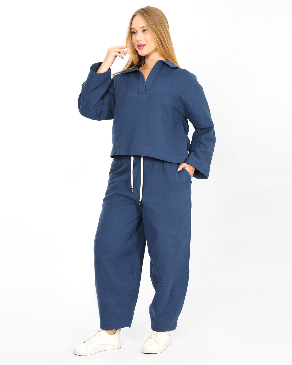 Aisha Linen Casual Set