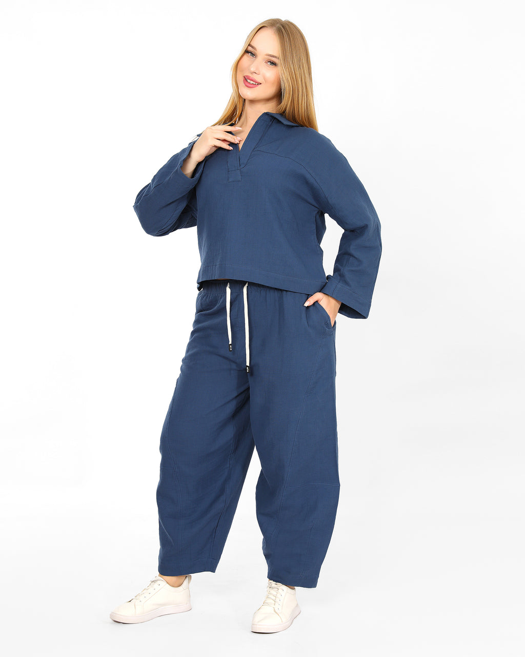 Aisha Linen Casual Set