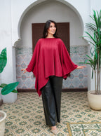 Asymmetric crimson top