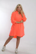 Coral Breeze Short Dress