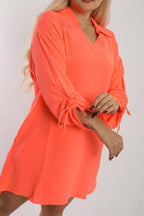 Coral Breeze Short Dress