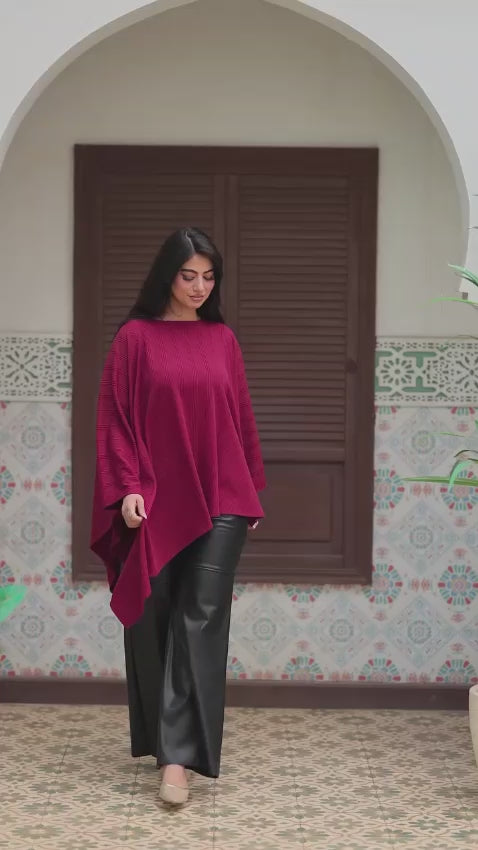 Asymmetric crimson top